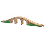 Pod feroviar din caramida cu 3 arcade pentru trenulete din lemn Woodlyland Pod feroviar din caramida cu 3 arcade pentru trenulete din lemn Woodlyland